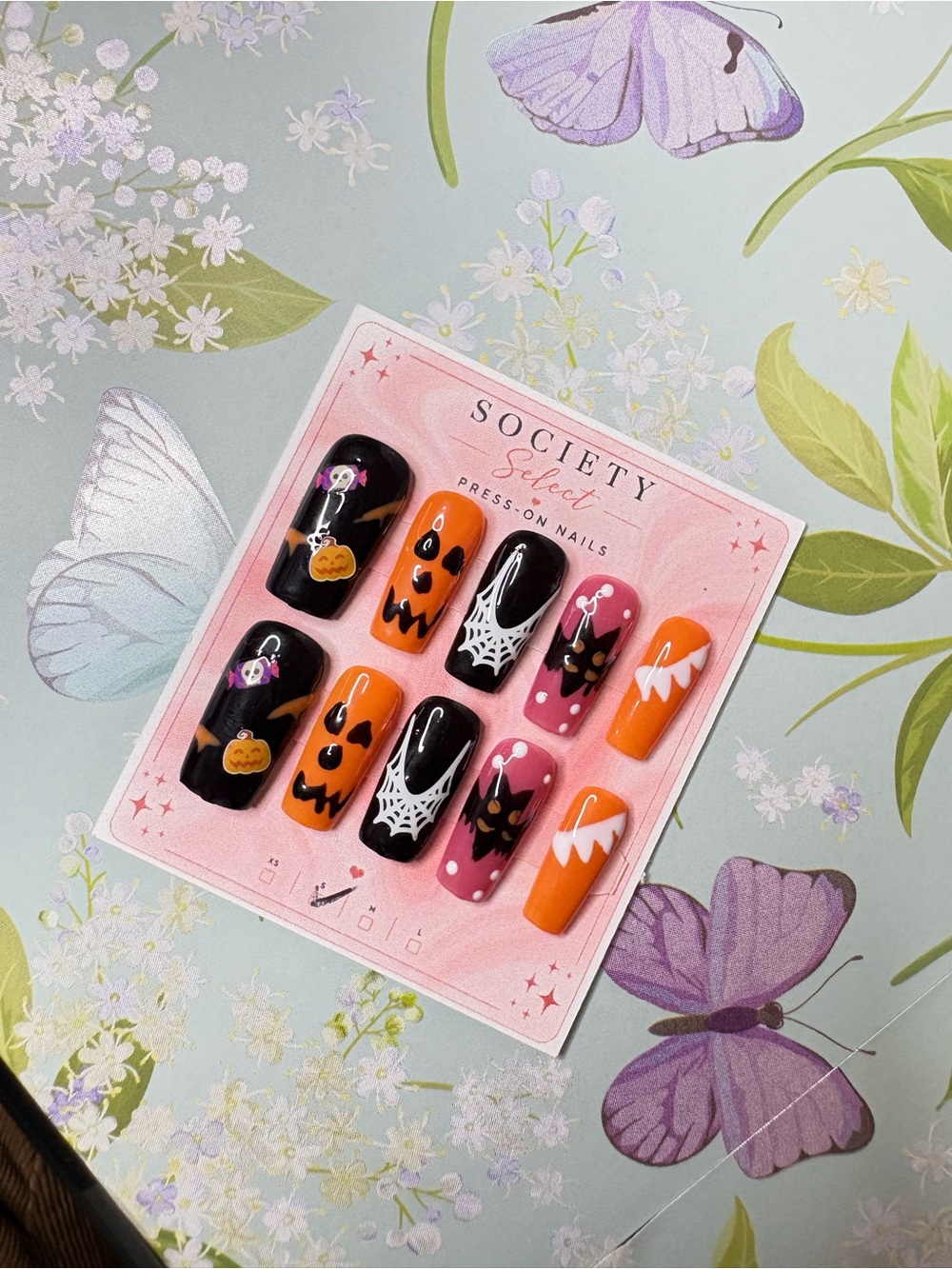 Halloween Press-On Nail - Size Small
